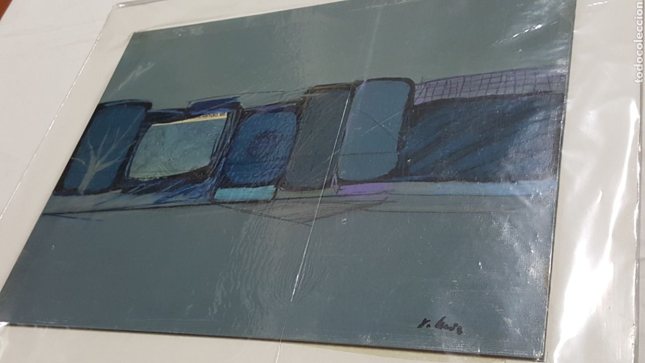 Arte: T&Eacute;CNICA MIXTA DE XAVIER MIR &rdquo;EN LAS AFUERAS&rdquo; - Foto 1