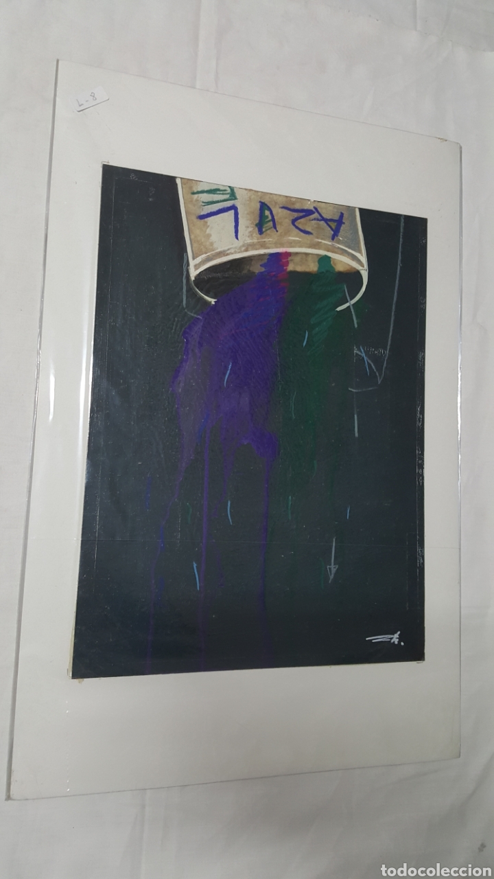Arte: T&Eacute;CNICA MIXTA DE IGNACIO ZARATE &rdquo;AZUL-VERDE&rdquo; - Foto 2