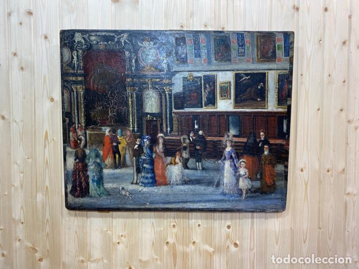 Arte: -OLEO ANTIGUO SOBRE TABLA - Foto 1