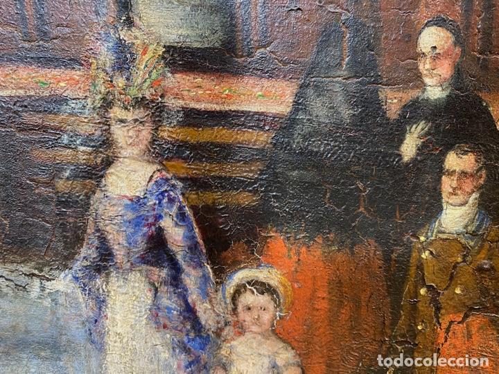 Arte: -OLEO ANTIGUO SOBRE TABLA - Foto 17