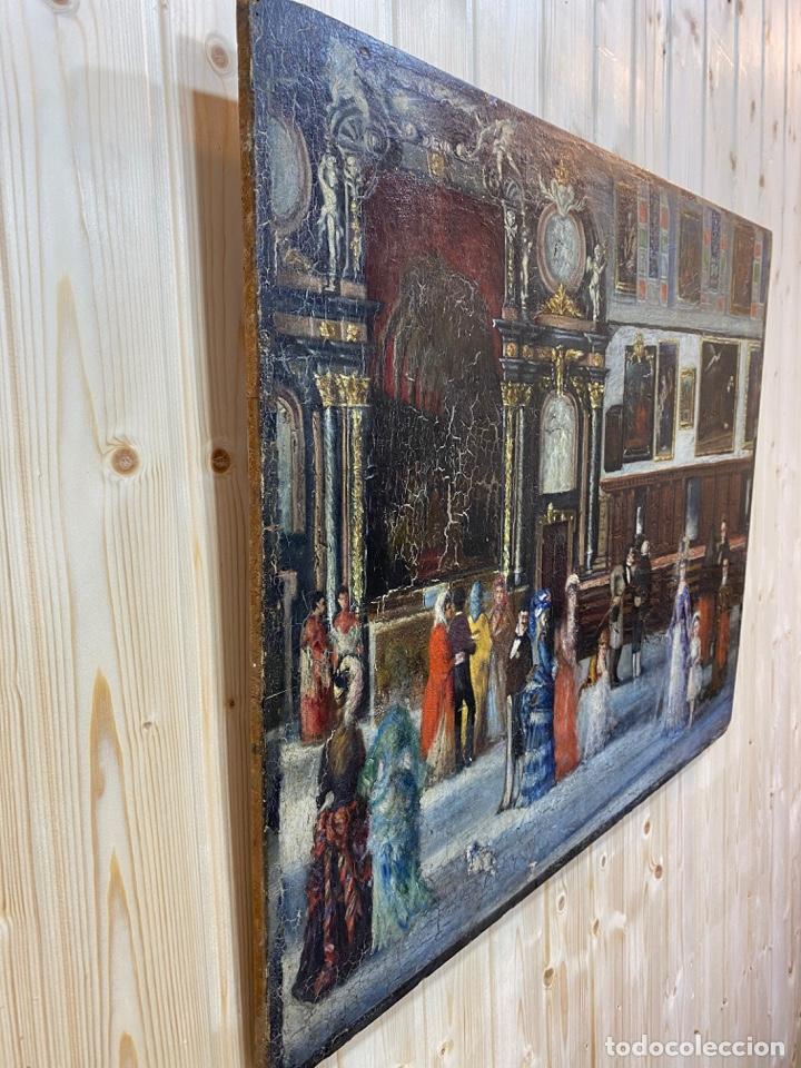 Arte: -OLEO ANTIGUO SOBRE TABLA - Foto 21