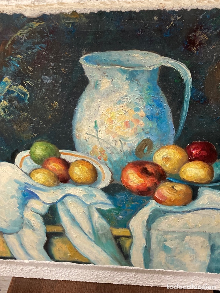 Arte: &Oacute;leo sobre lienzo, firma a identificar - Foto 4