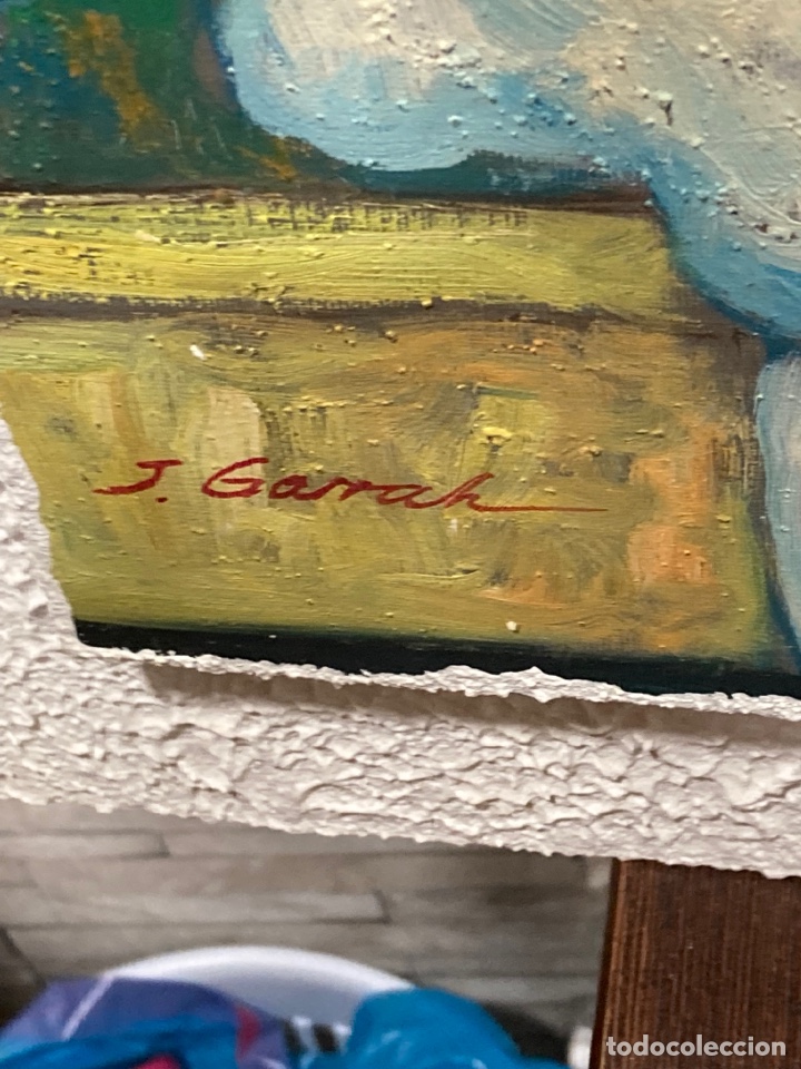 Arte: &Oacute;leo sobre lienzo, firma a identificar - Foto 6