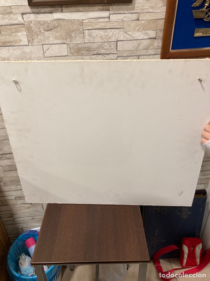 Arte: &Oacute;leo sobre lienzo, firma a identificar - Foto 7