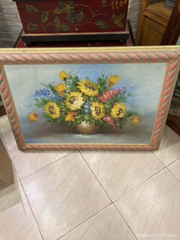 Arte: &Oacute;leo sobre lienzo, gran tama&ntilde;o - Foto 1