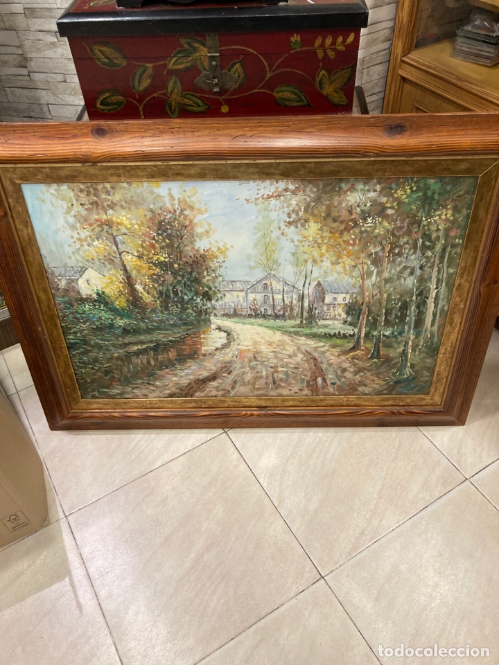 Arte: &Oacute;leo sobre lienzo, gran tama&ntilde;o - Foto 1