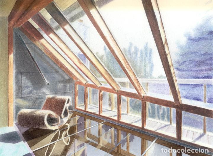 Arte: Cuadro de un interior de vivienda - Foto 1