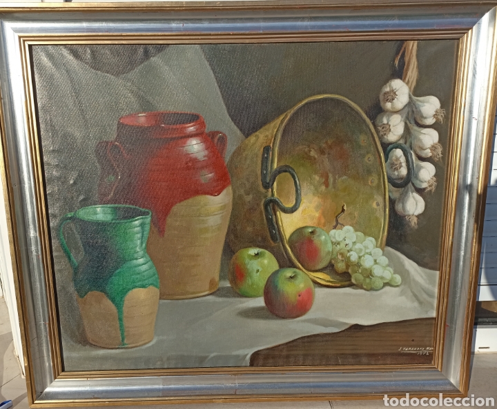 Arte: Bodeg&oacute;n firmado J.Barahona - Foto 1