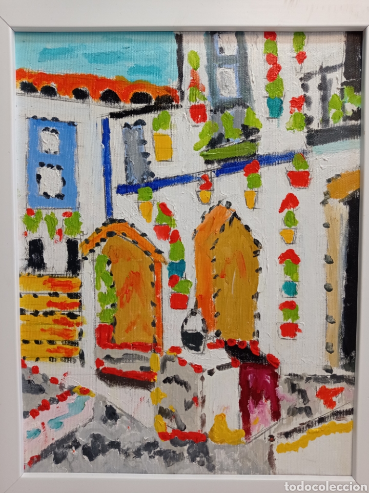Arte: &Oacute;LEO SOBRE LIENZO ENMARCADO - Foto 2