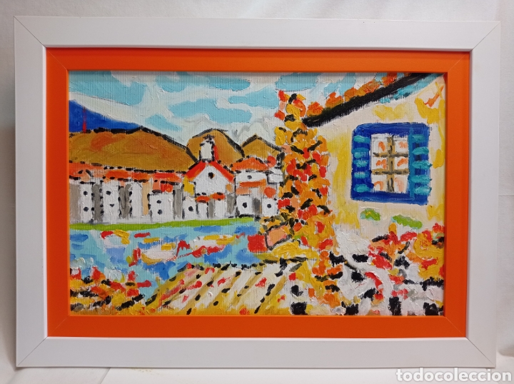 Arte: &Oacute;LEO SOBRE LIENZO ENMARCADO - Foto 1
