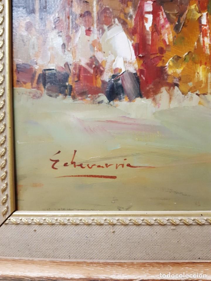 Arte: Cuadro firmado Echevarr&iacute;a. - Foto 3