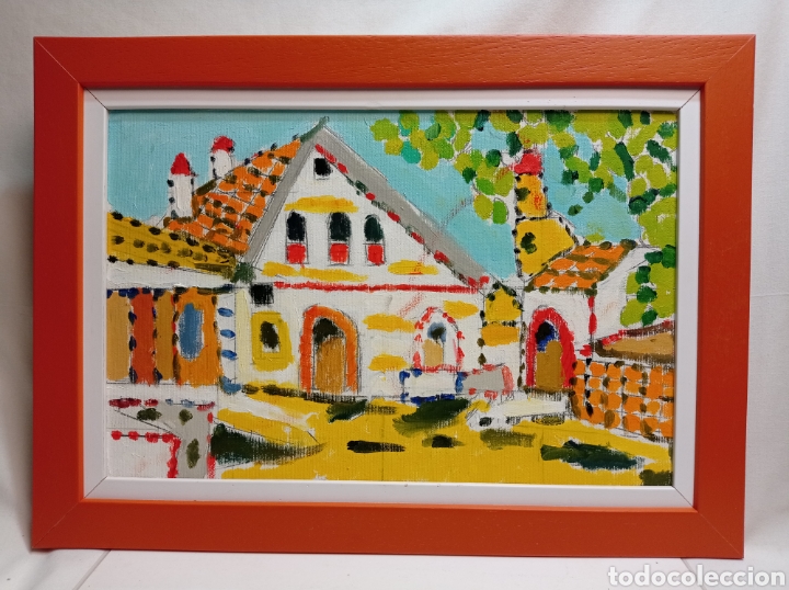 Arte: &Oacute;LEO SOBRE LIENZO ENMARCADO - Foto 1