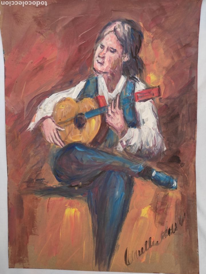 Arte: Guitarrista ( original ) - Foto 3