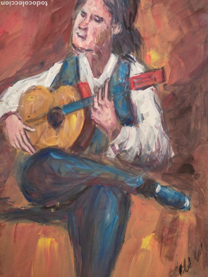 Arte: Guitarrista ( original ) - Foto 4