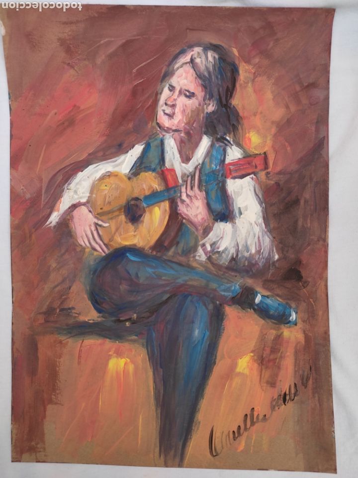 Arte: Guitarrista ( original ) - Foto 6
