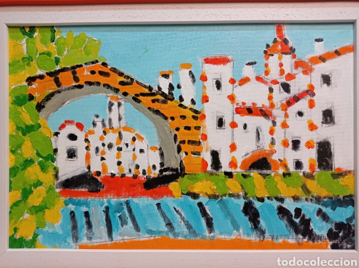 Arte: &Oacute;LEO SOBRE LIENZO ENMARCADO - Foto 2