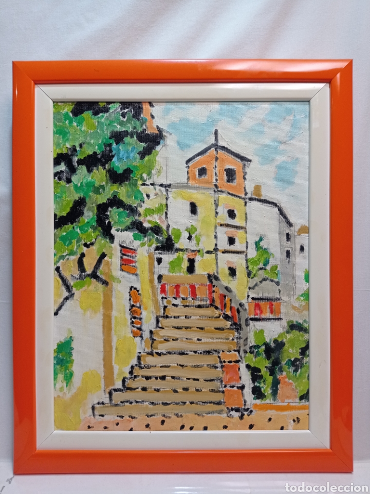 Arte: &Oacute;LEO SOBRE LIENZO ENMARCADO - Foto 1