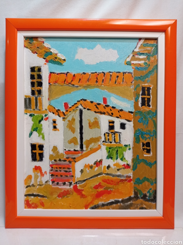 Arte: &Oacute;LEO SOBRE LIENZO ENMARCADO - Foto 1