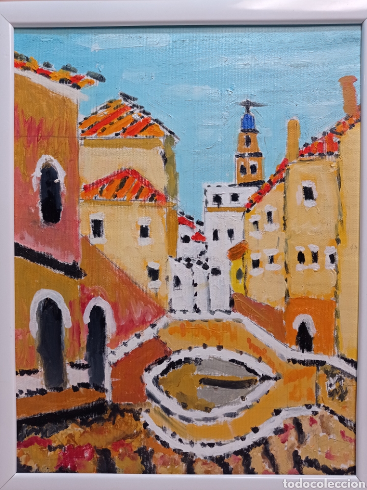 Arte: &Oacute;LEO SOBRE LIENZO ENMARCADO - Foto 2
