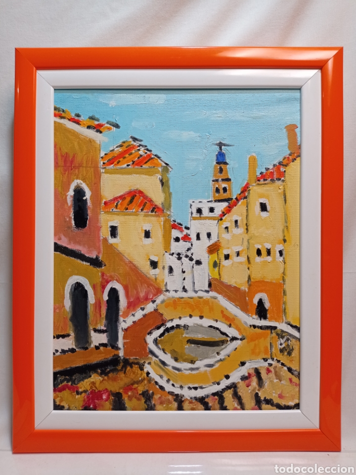 Arte: &Oacute;LEO SOBRE LIENZO ENMARCADO - Foto 1