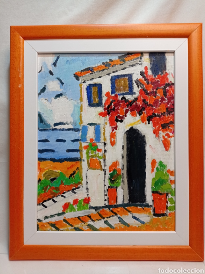 Arte: &Oacute;LEO SOBRE LIENZO ENMARCADO - Foto 1