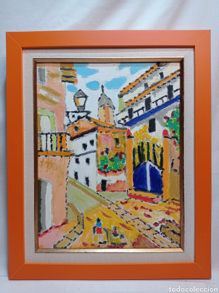 Arte: &Oacute;LEO SOBRE LIENZO ENMARCADO - Foto 1