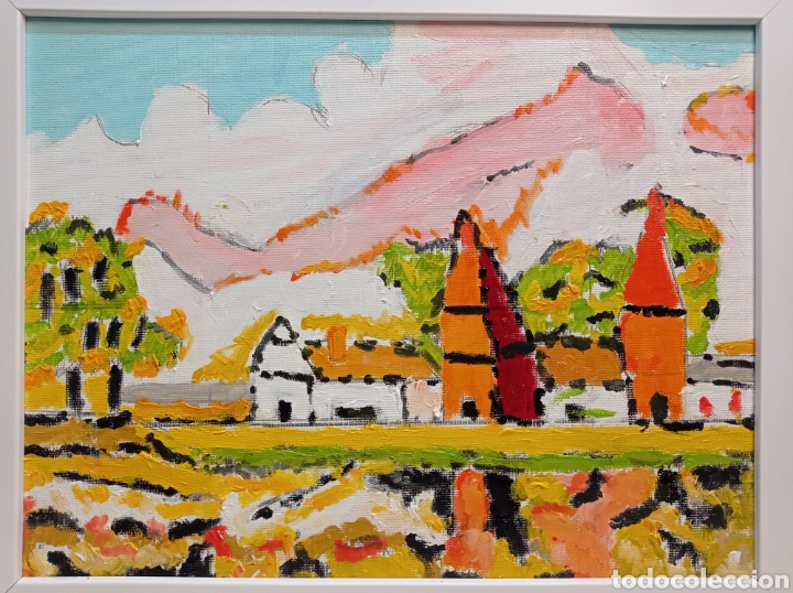 Arte: &Oacute;LEO SOBRE LIENZO ENMARCADO - Foto 2