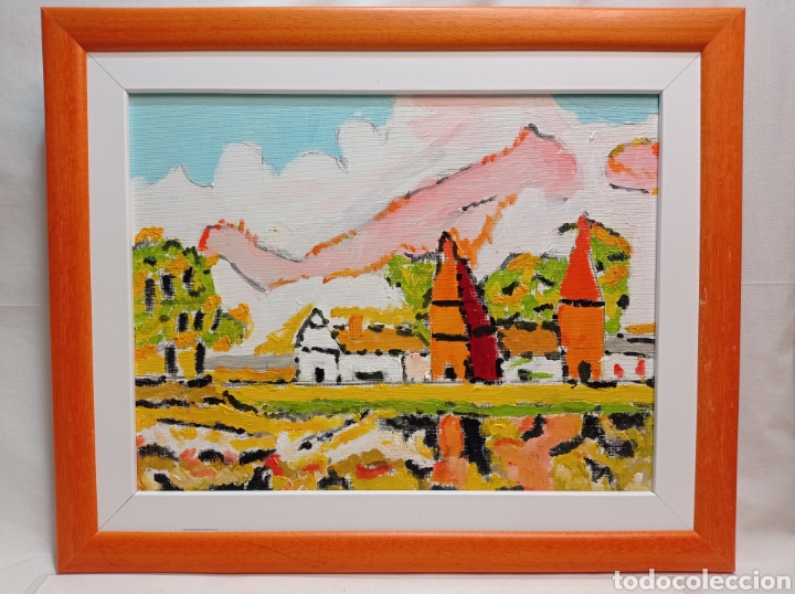 Arte: &Oacute;LEO SOBRE LIENZO ENMARCADO - Foto 1