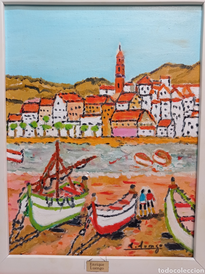 Arte: &Oacute;LEO SOBRE LIENZO ENRIQUE LUENGO - Foto 2