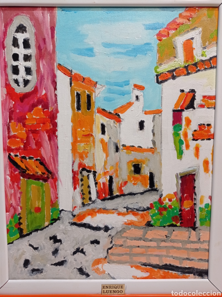 Arte: &Oacute;LEO SOBRE LIENZO ENRIQUE LUENGO - Foto 2