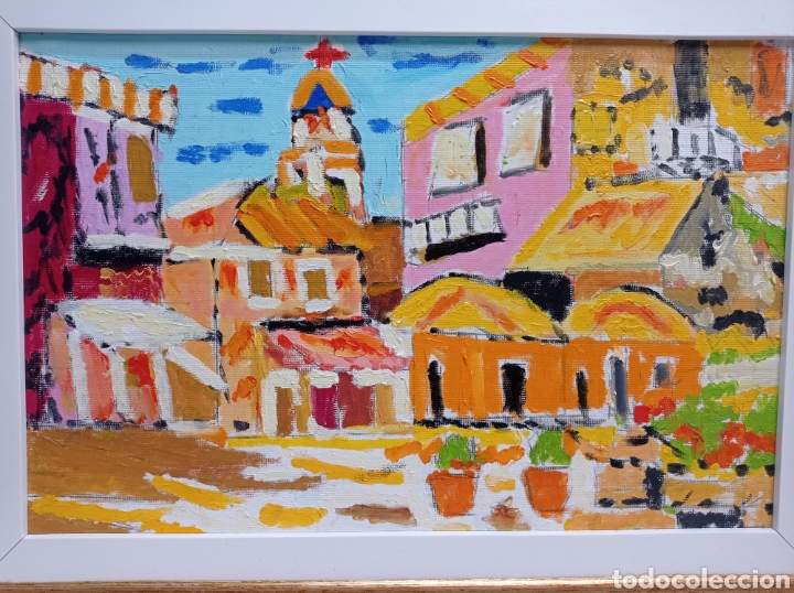 Arte: &Oacute;LEO SOBRE LIENZO ENMARCADO - Foto 2