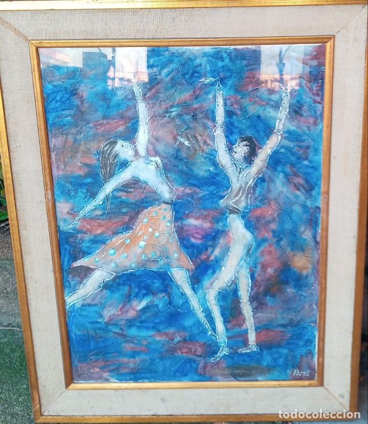 Kunst: Ibeas .Pintor de Burgos La Danza. .tecnica mixta