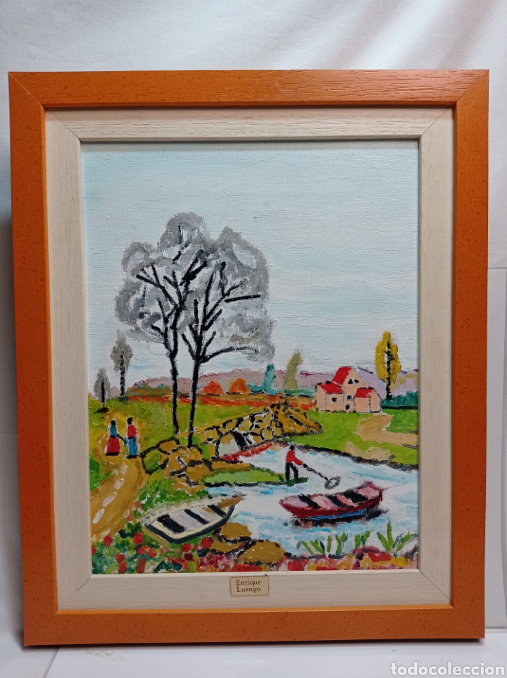 Arte: &Oacute;LEO SOBRE LIENZO ENMARCADO - Foto 1