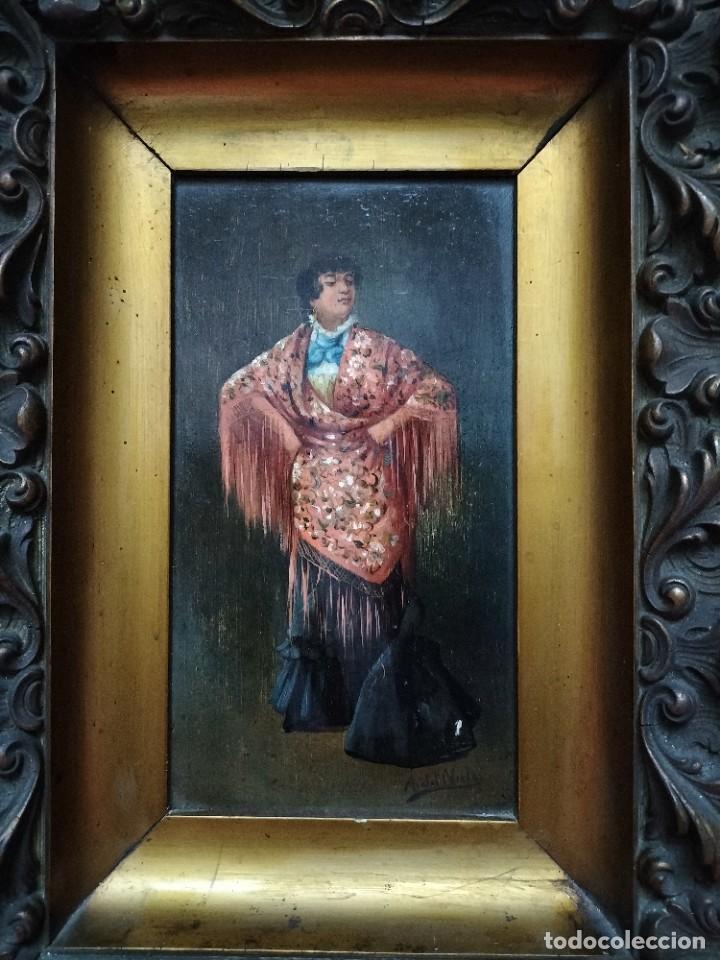 Arte: Manolas con maton de manila del siglo XIX - Foto 3