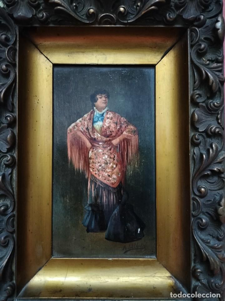 Arte: Manolas con maton de manila del siglo XIX - Foto 4