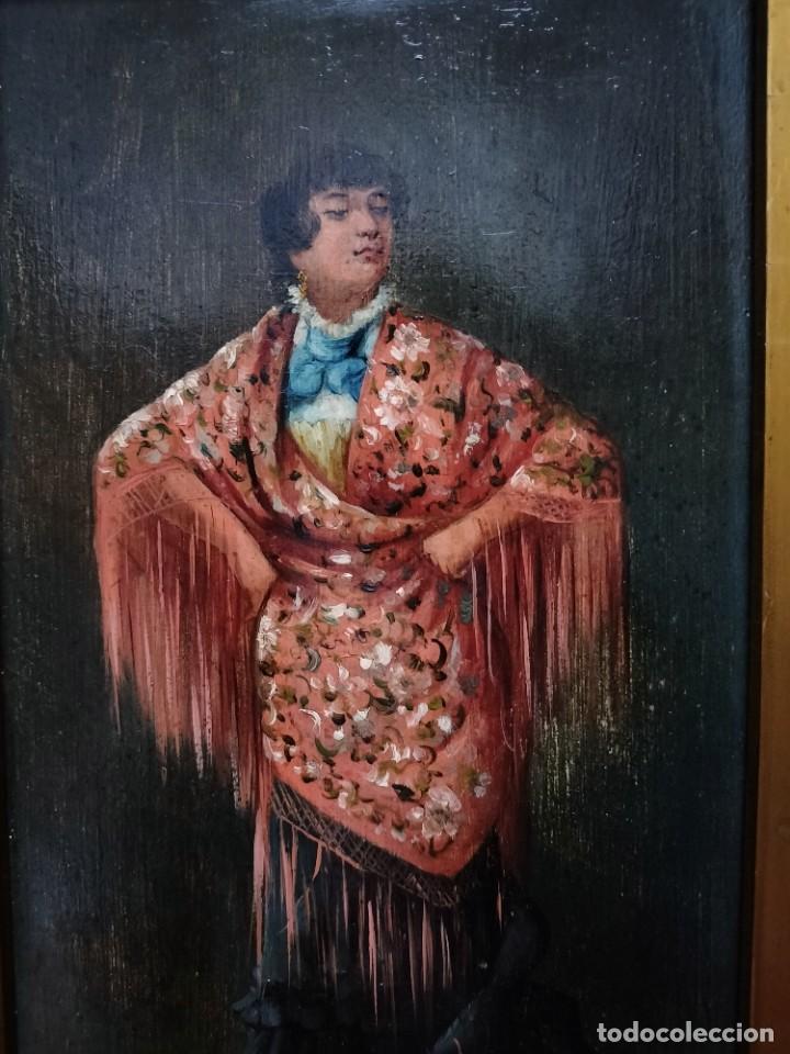 Arte: Manolas con maton de manila del siglo XIX - Foto 8
