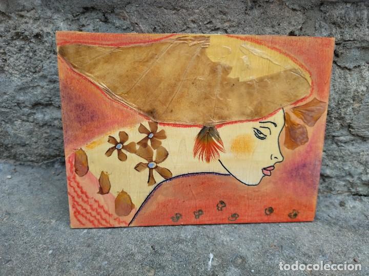 Arte: Cuadro sobre tabla de madera - Foto 1