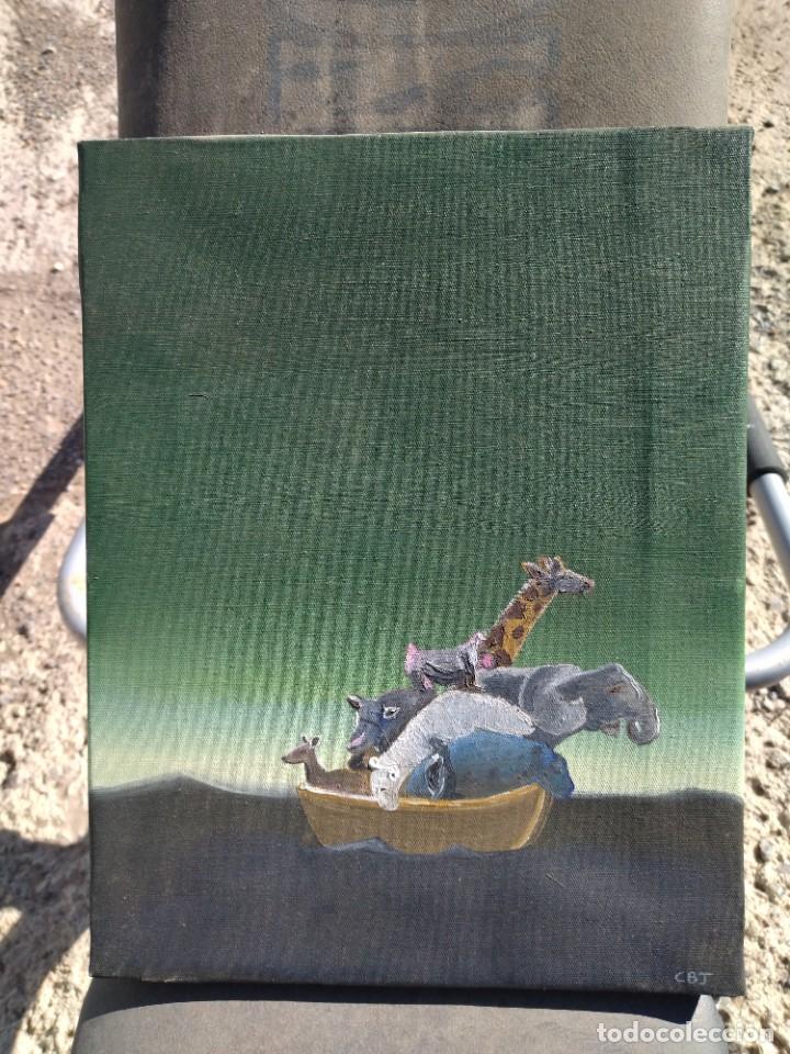 Arte: Oleo sobre bastidor arca de neo - Foto 5