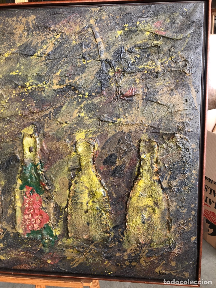 Arte: COMPOSICI&Oacute;N ABSTRACTA DE PERE LLOBET BARCELONA - Foto 3