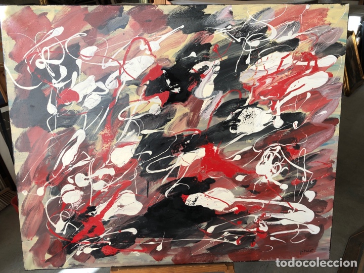 Arte: COMPOSICI&Oacute;N ABSTRACTA DE PERE LLOBET BARCELONA - Foto 1