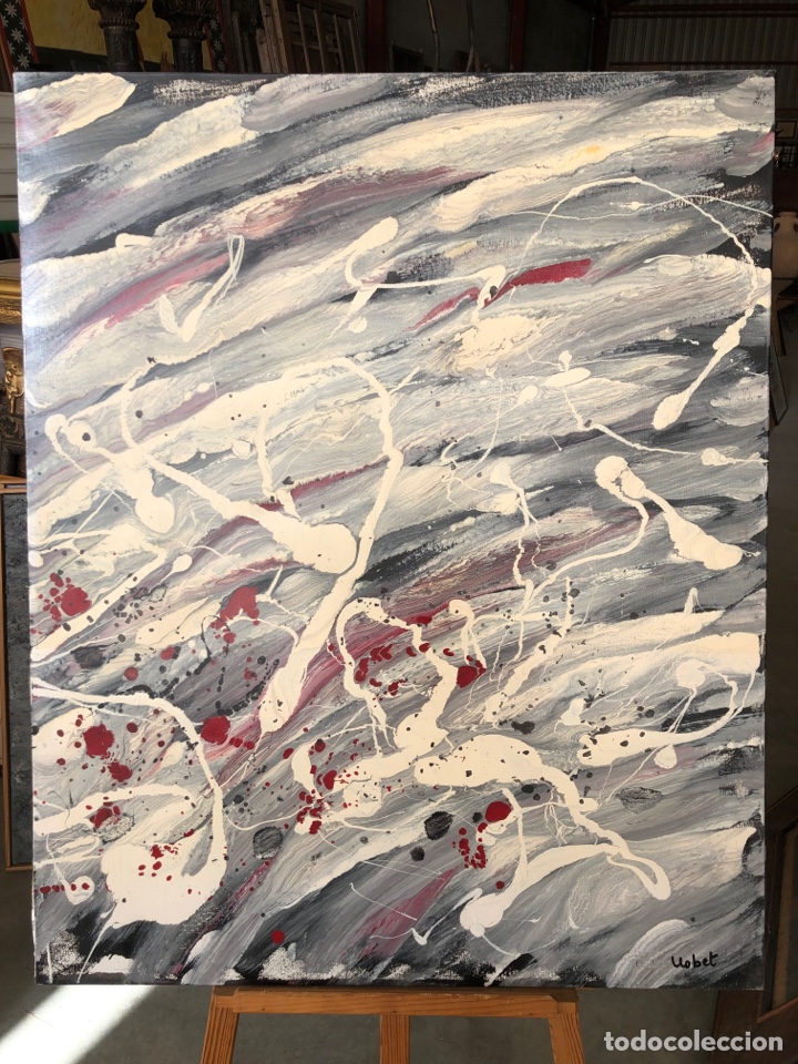 Arte: COMPOSICI&Oacute;N ABSTRACTA DE PERE LLOBET BARCELONA - Foto 1