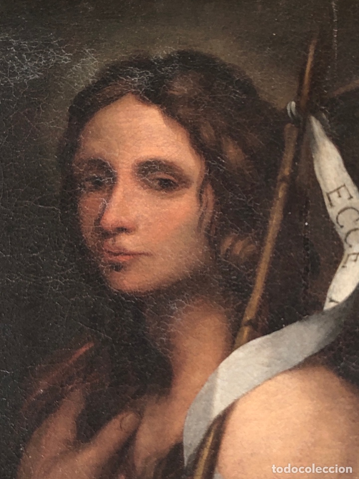 Arte: ANTIGUO &Oacute;LEO SOBRE LIENZO - Foto 2