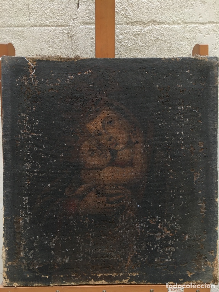 Art: &Oacute;leo sobre tela Virgen de Bel&eacute;n