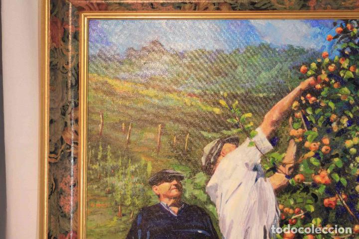 Arte: CUADRO RECOGIENDO MANZANAS - Foto 2