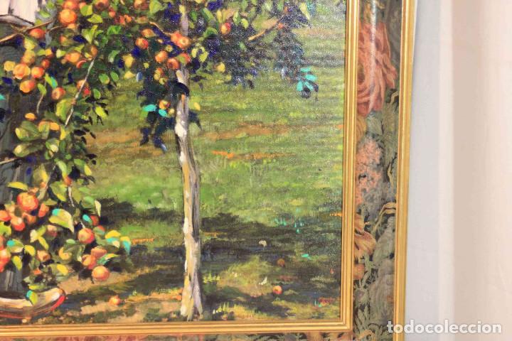 Arte: CUADRO RECOGIENDO MANZANAS - Foto 4