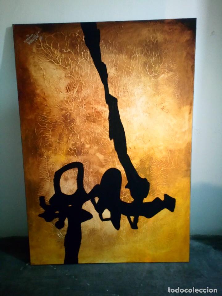 Arte: &Oacute;leo sobre lienzo 86 x 1.20 cm - Foto 1