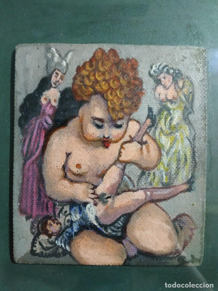 Arte: GRACIOSA PINTURA DE EPOCA - Foto 3