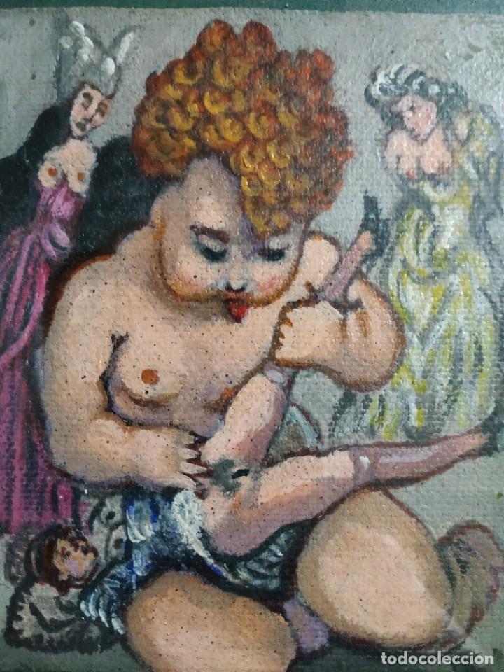Arte: GRACIOSA PINTURA DE EPOCA - Foto 4