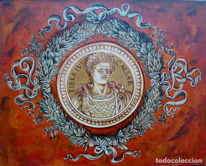 Arte: Cuadro del emperador romano Tiberio . - Foto 2