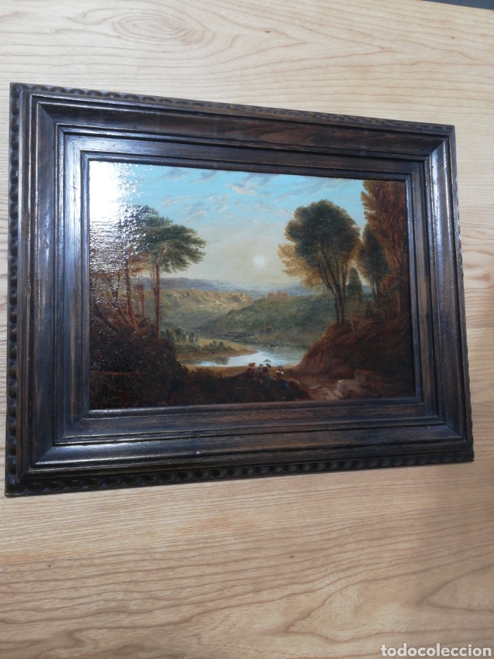 Arte: &Oacute;leo sobre tabla s. XIX (ca. 1835) - Foto 13
